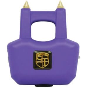 Purple spike stun gun front view