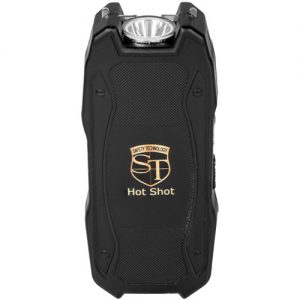 hot shot stun gun black front view